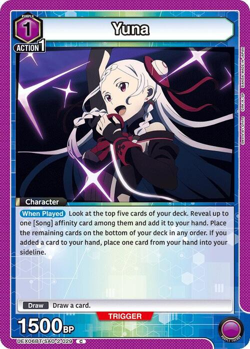 Yuna Card Front