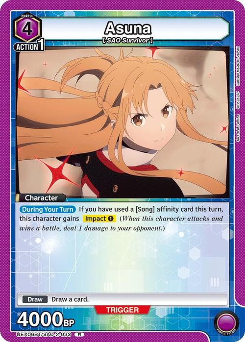 Asuna Card Front