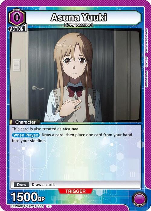 Asuna Yuuki Card Front