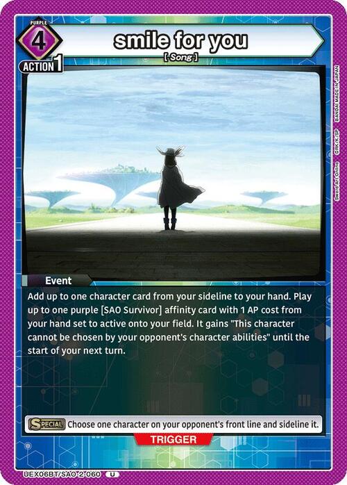 smile for you Card Front