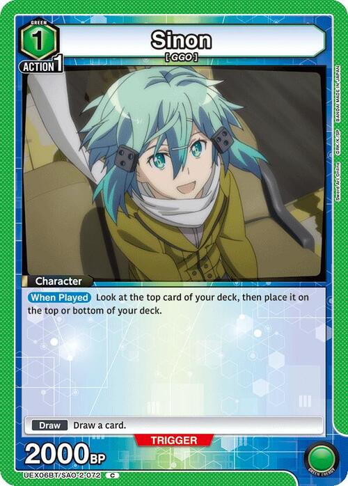 Sinon Card Front