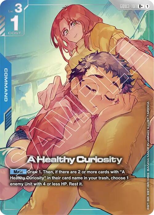 A Healthy Curiosity Card Front