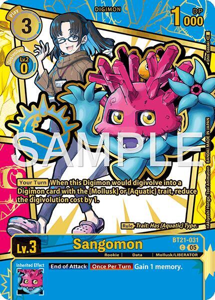 Sangomon Card Front