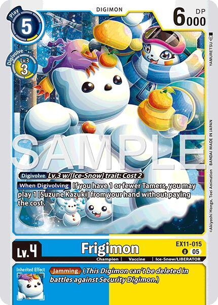Frigimon Card Front
