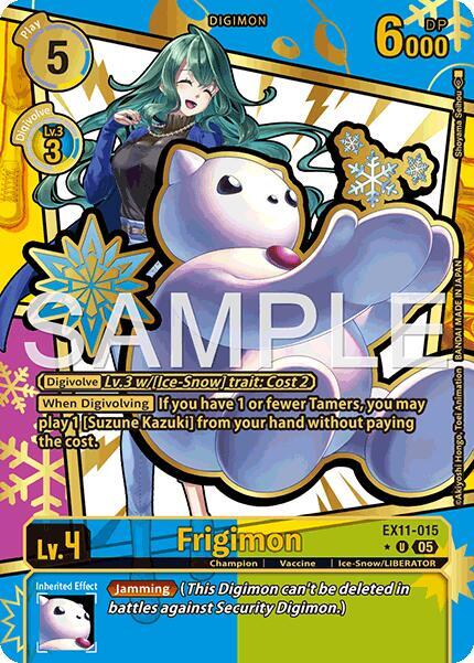 Frigimon Card Front