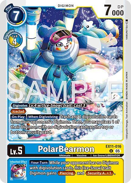 PolarBearmon Card Front