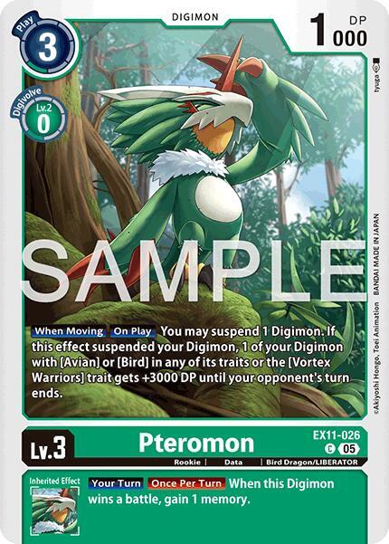 Pteromon Card Front