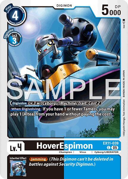 HoverEspimon Card Front
