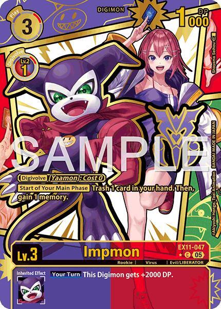 Impmon Card Front