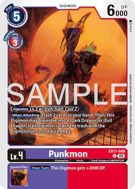 Punkmon Card Front
