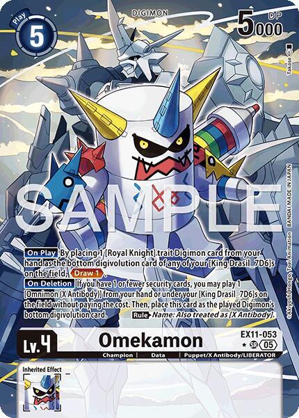 Omekamon Card Front