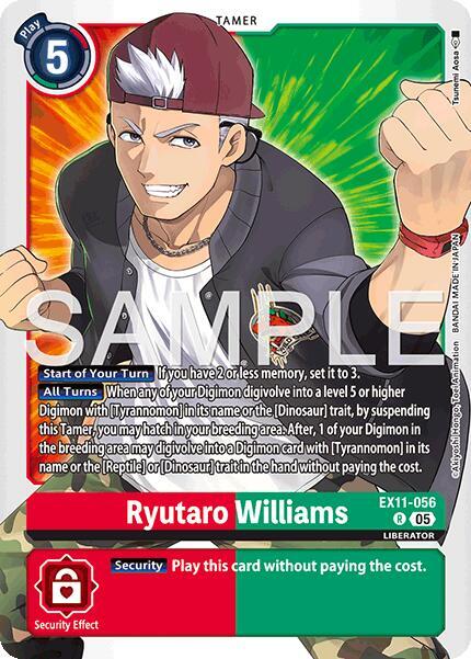 Ryutaro Williams Card Front