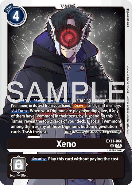 Xeno Card Front