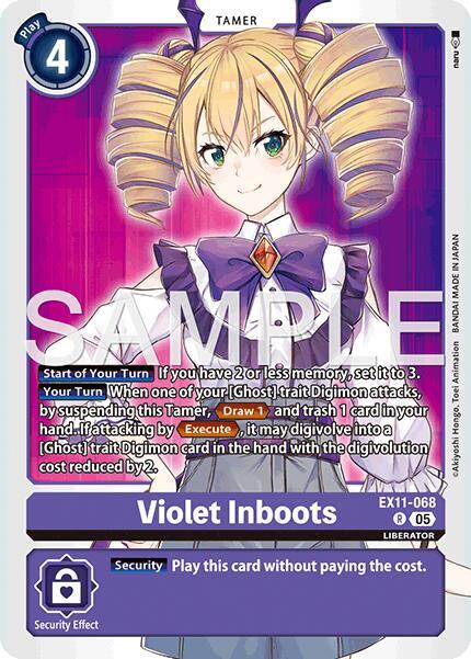 Violet Inboots Card Front