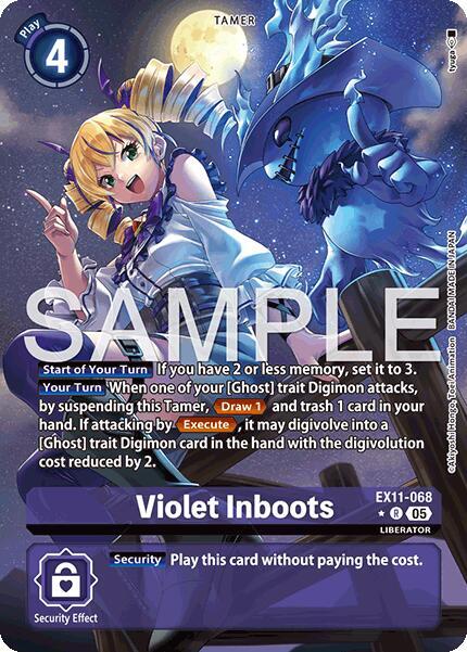 Violet Inboots Card Front