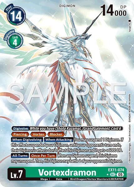 Vortexdramon Card Front