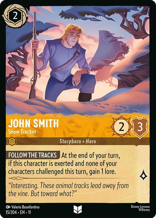John Smith - Inseguitore sulla Neve Card Front