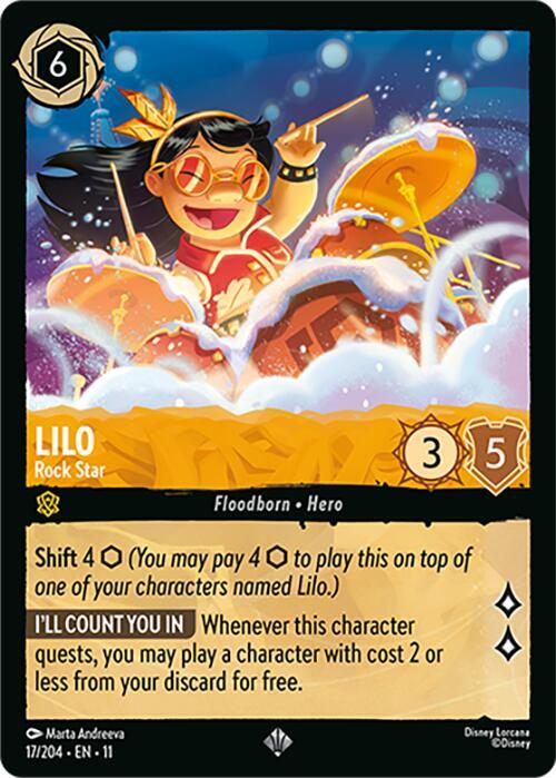 Lilo - Rock Star Card Front