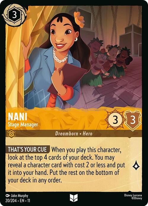 Nani - Stage Manager Card Front
