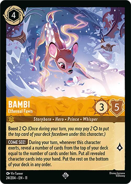 Bambi - Cerbiatto Etereo Card Front