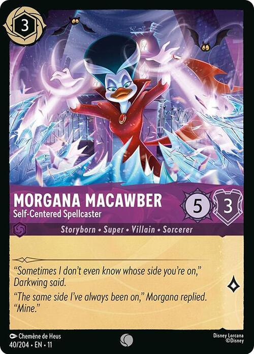 Morgana Macawber - Incantatrice Egocentrica Card Front
