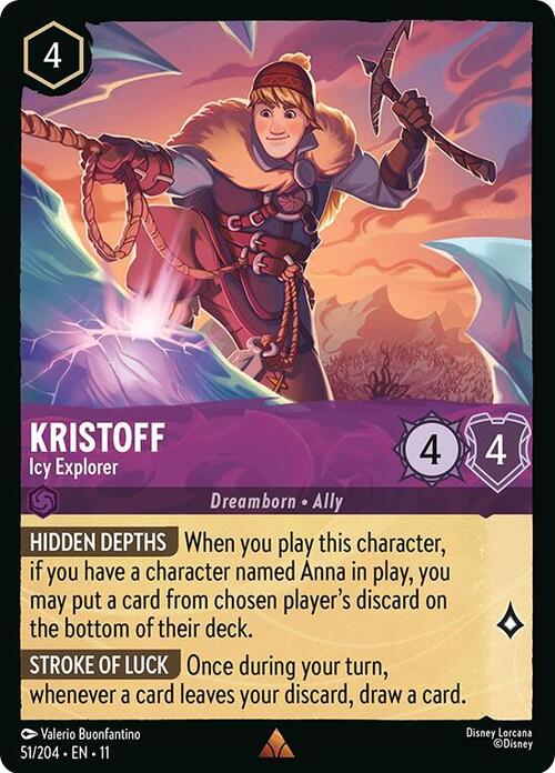 Kristoff - Esploratore dei Ghiacci Card Front