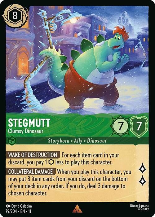 Stego - Goffo Dinosauro Card Front