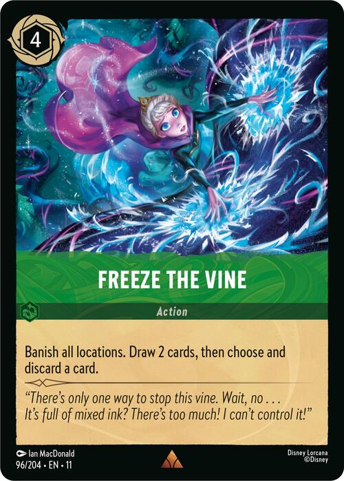 Freeze the Vine Card Front