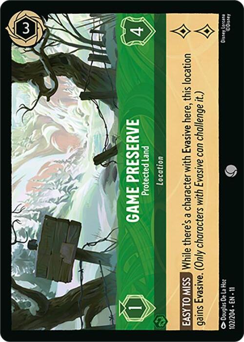 Game Preserve - Protected Land Card Front
