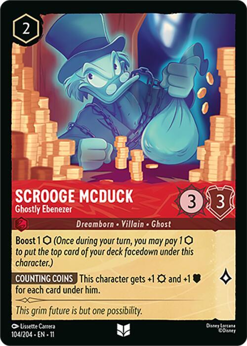 Scrooge McDuck - Ghostly Ebenezer Card Front