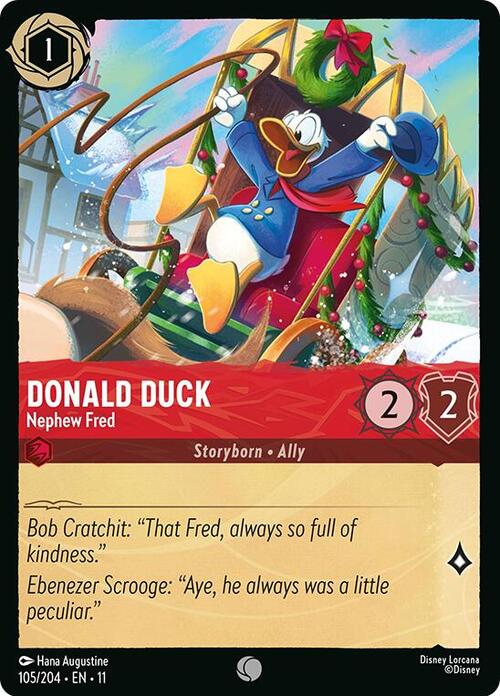 Donald Duck - Nephew Fred Card Front