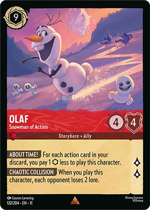 Olaf - Snowman of Action Card Front