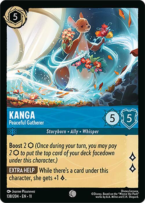 Kanga - Peaceful Gatherer Card Front