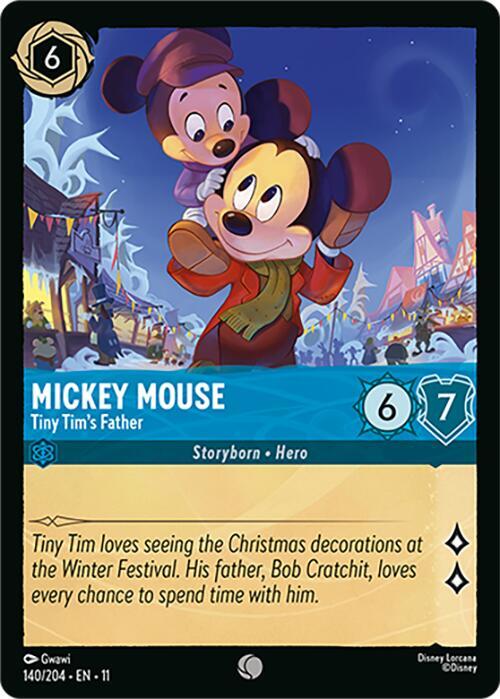 Mickey Mouse - Tiny Tim's Father Card Front