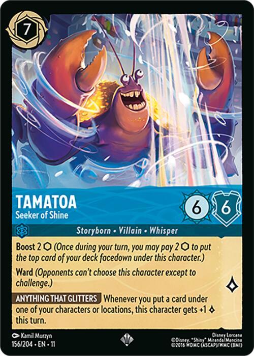 Tamatoa - Seeker of Shine Card Front