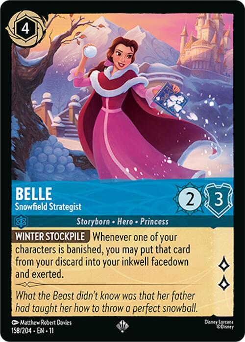 Belle - Stratega del Campo Innevato Card Front