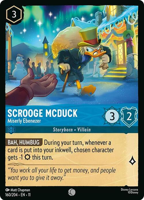 Scrooge McDuck - Miserly Ebenezer Card Front