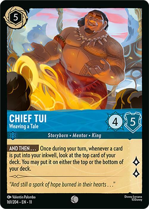 Chief Tui - Weaving a Tale Card Front