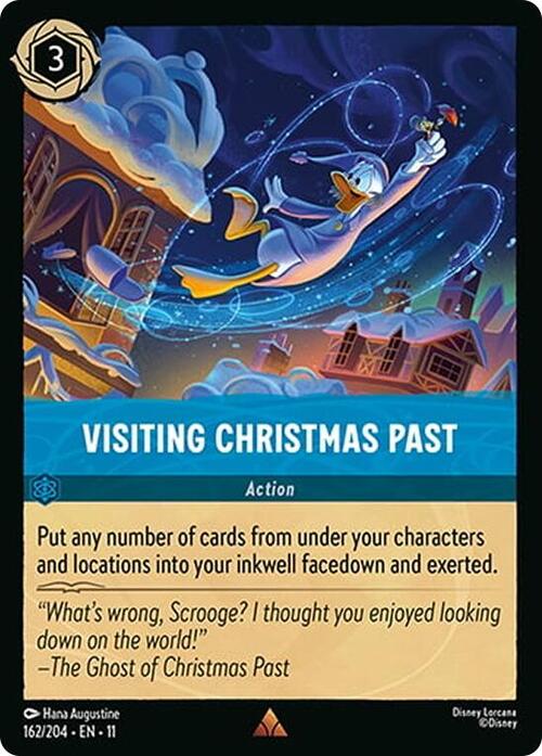 Visiting Christmas Past Card Front