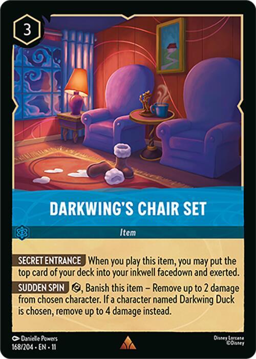 Darkwing's Chair Set Card Front