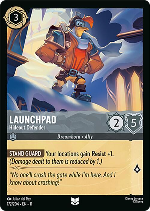 Launchpad - Hideout Defender Card Front