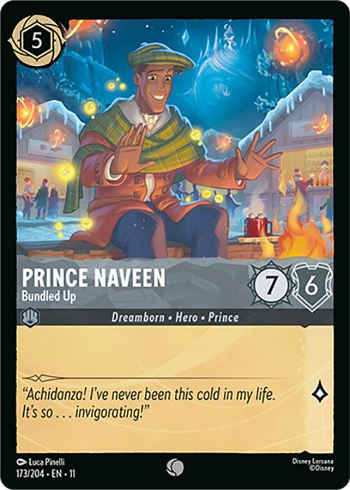 Prince Naveen - Bundled Up Card Front