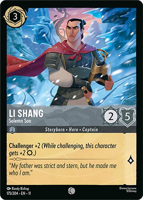Li Shang - Figlio Solenne Card Front