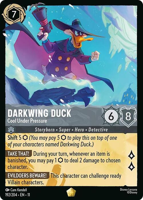 Darkwing Duck - Calmo Sotto Pressione Card Front