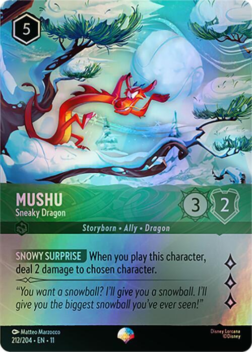 Mushu - Drago Furbetto Card Front