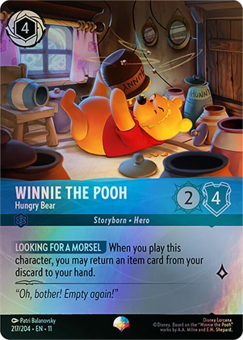 Winnie the Pooh - Orso Affamato Card Front