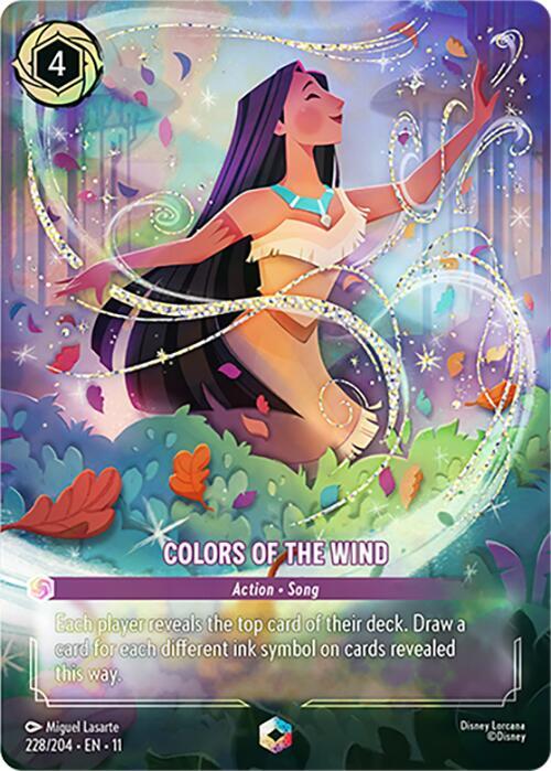 Colors of the Wind Card Front