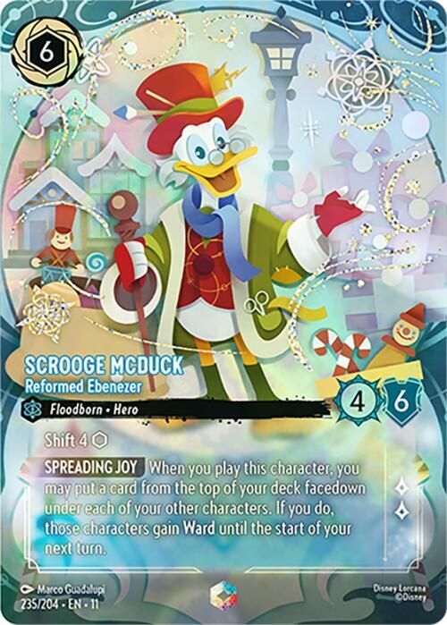 Scrooge McDuck - Reformed Ebenezer Card Front