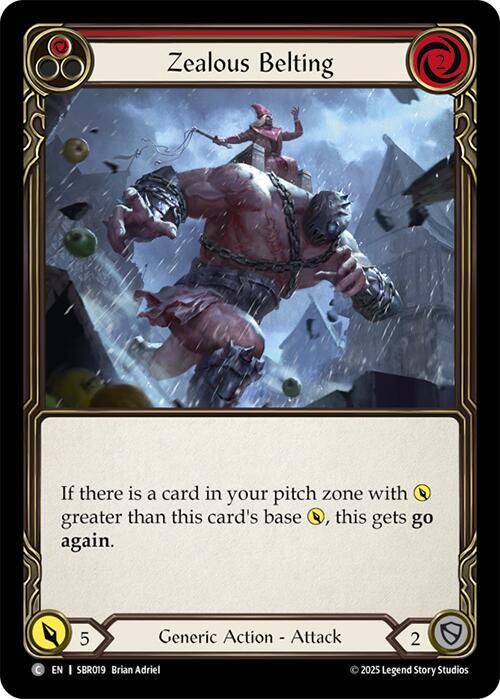 Zealous Belting - Red Card Front