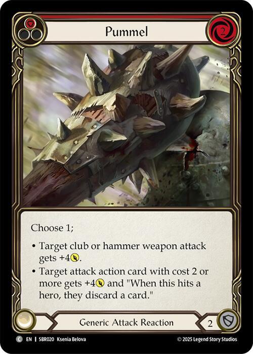 Pummel - Red Card Front
